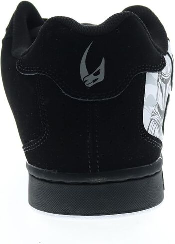 DC Men's X Star Wars Sneaker Collection Skate Shoe, Black/White/Grey (Net), 12 in Saudi Arabia