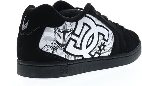 DC Men's X Star Wars Sneaker Collection Skate Shoe, Black/White/Grey (Net), 12 in Saudi Arabia