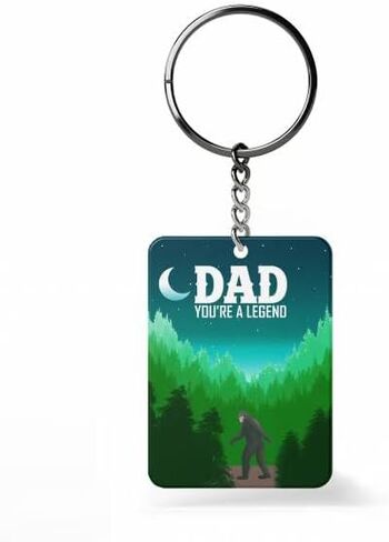 Funny Father's Day Keychain, Legend Sasquatch,Birthday Keychain For Dad - Father's Day [K-00314] in Saudi Arabia