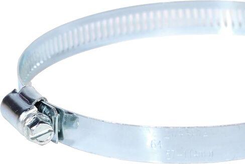 مشبك خرطوم 4 بوصة، مشابك خرطوم تروس دودة من الفولاذ المقاوم للصدأ قابلة للتعديل من 3 إلى 5 بوصة لتأمين الخرطوم والمجفف والتطبيقات الآلية والميكانيكية (10 قطع) in Kuwait