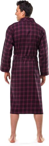 Mens Premium 100% Cotton Flannel Robe in Saudi Arabia