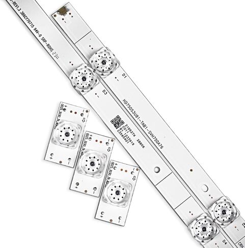 75R6E3 SVH750A76 75H6570G 75H6510G Led Backlight Strip Replacement Part Lamp Beads 3V 6V for 75 inch LED TVs Repair Bars with Optical Lens Fliter 3030 3528 2835 Bead hisense 30PCS in Saudi Arabia