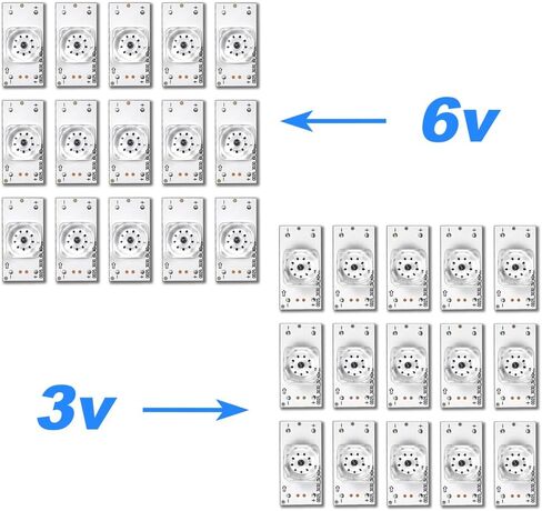 75R6E3 SVH750A76 75H6570G 75H6510G Led Backlight Strip Replacement Part Lamp Beads 3V 6V for 75 inch LED TVs Repair Bars with Optical Lens Fliter 3030 3528 2835 Bead hisense 30PCS in Saudi Arabia