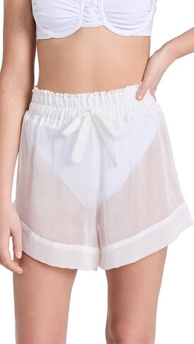Women's Eden Rubber Band Shorts in Kuwait