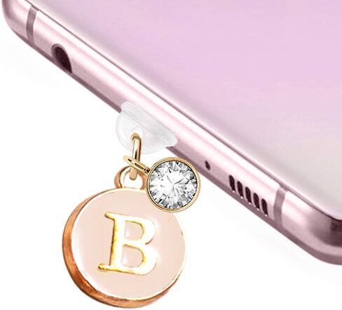 ELISE & FONDA TP2 Type-C منفذ شحن USB مضاد للغبار، قابس صغير على شكل حرف B للهاتف الخلوي لهاتف Samsung Galaxy/Huawei/OnePlus/Xiaomi/oppo وهواتف Android الجديدة (بلانشدالموند) in Saudi Arabia