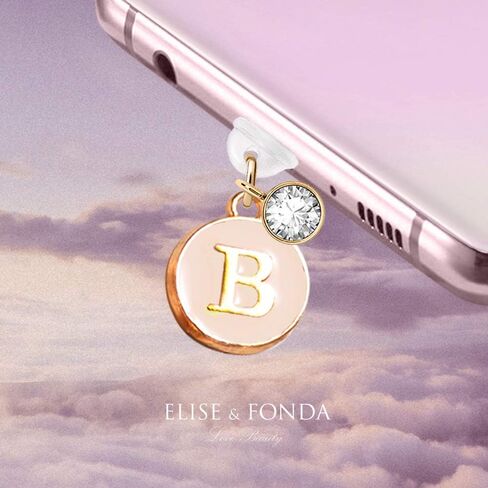 ELISE & FONDA TP2 Type-C منفذ شحن USB مضاد للغبار، قابس صغير على شكل حرف B للهاتف الخلوي لهاتف Samsung Galaxy/Huawei/OnePlus/Xiaomi/oppo وهواتف Android الجديدة (بلانشدالموند) in Saudi Arabia