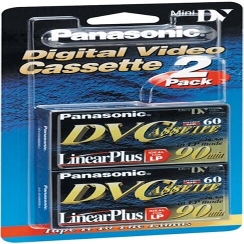 Panasonic AYDVM60EJ2 Mini Digital Video Cassette (60 min, 2 Pack) in Saudi Arabia