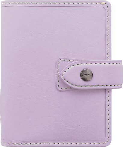 منظم Filofax Malden، حجم الجيب، الأوركيد - اللمس، جلد الجاموس المحبب بالكامل، ست حلقات، مع مذكرات تقويم أسبوعية لعرضها، متعددة اللغات، 2024 (C025867-24) in Saudi Arabia