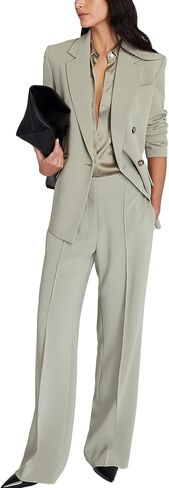 Club Monaco Women's High Rise Fluid Crepe Trouser in Saudi Arabia