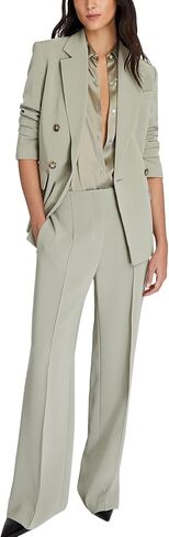 Club Monaco Women's High Rise Fluid Crepe Trouser in Saudi Arabia