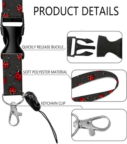ID Badge Holder with Lanyard and Retractable Reel Clip - Fashionable Card Name Tag Protector for Nurses, Doctors, Teachers, and Students - Soft Fiber, Metal Clip, Sturdy Buckle(Pink Ombre Leopard) in Saudi Arabia