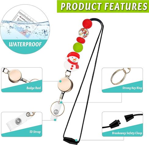 حبل قابل للسحب وسوار معصم مع حاملات شارات، حبل كابترون اللطيف للمعلم لشارات الهوية والمفاتيح، سوار معصم لطيف مطرز للنساء والممرضات والطلاب والموظفين الذين لديهم أربطة للهاتف in Kuwait