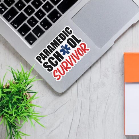 (3 قطع) ملصق هدية مسعف للطلاب من مدرسة المسعف والناجي المضحك والنكتة المسعفة، ملصق هدية التخرج من المدرسة المسعفة EMS EMT ملصقات مسعف هدية تزيين 3 × 4 بوصة in Kuwait