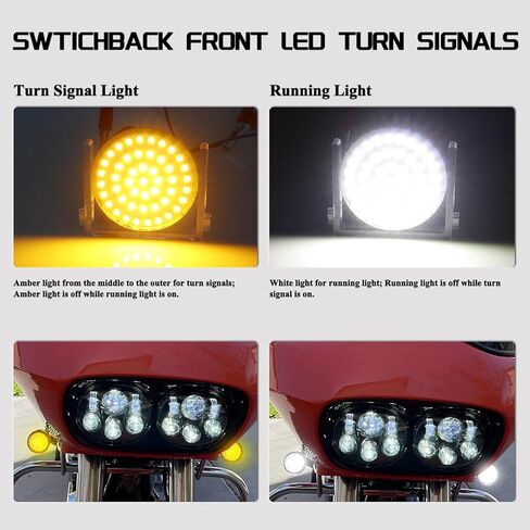 1157 إشارات الانعطاف الخلفية LED مصابيح تشغيل الفرامل المتكاملة المصابيح الخلفية للدراجات النارية لـ Harley FLS Softail Slim Breakout Dyna Wide Glide Sportster XL883N XL1200X in Kuwait