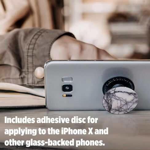 PopSockets: Collapsible Grip & Stand for Phones and Tablets - Ghost Marble in Saudi Arabia