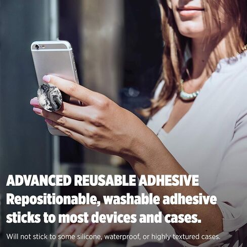 PopSockets: Collapsible Grip & Stand for Phones and Tablets - Ghost Marble in Saudi Arabia