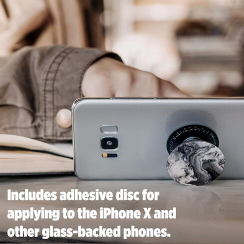 PopSockets: Collapsible Grip & Stand for Phones and Tablets - Ghost Marble in Saudi Arabia