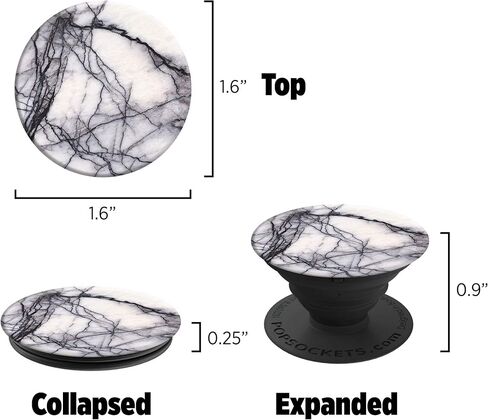 PopSockets: Collapsible Grip & Stand for Phones and Tablets - Ghost Marble in Saudi Arabia
