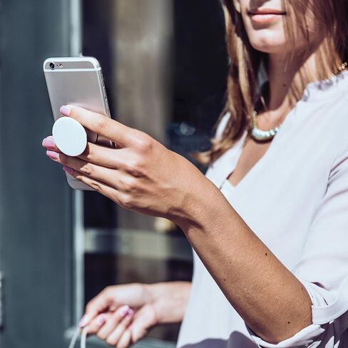 PopSockets: Collapsible Grip & Stand for Phones and Tablets - Ghost Marble in Kuwait