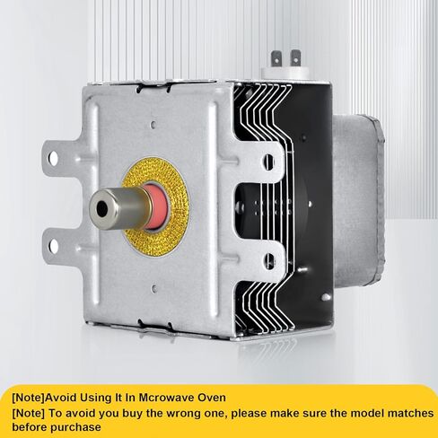 New Upgraded W10693025 Magnetron 2M253J(XB), Air Cooled Microwave Oven Magnetron, 1000 Watt Power for 2M240J (L) 2M303J (L) OM75P (10) 2M219J 2M226 2M248J 2M248J(XB) (Foot Hole 2) in Kuwait