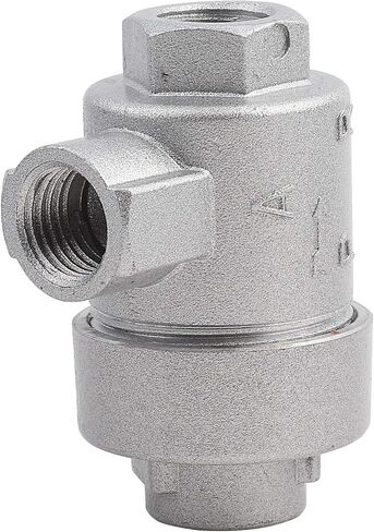 Pneumatic Quick Exhaust,Dump Valve,Threaded 1/4" BSPT Aluminum One-way Quick Exhaust Air Pipe Valve Replacement Accessory in Saudi Arabia