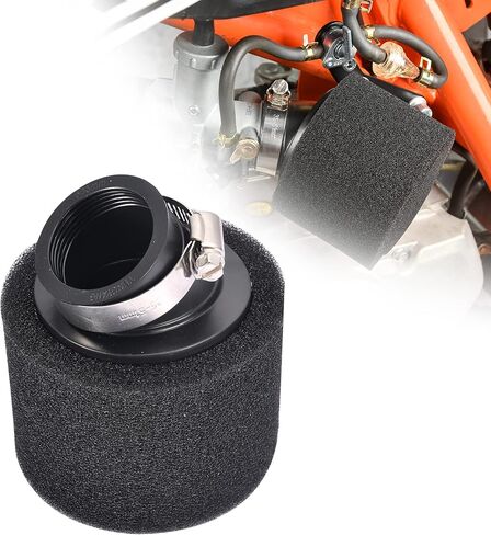 RUTU 35mm Air Filter Universal Bent Angled Foam Air Filter Suitable with 4 Stroke 50cc 70cc 90cc 110cc 125cc 150cc GY6 Motorcycle ATV cooter Quad Go Kart Moped Pit Dirt Bike-Red in Kuwait