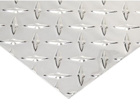 RMP 3003 H22 لوح مداس ألومنيوم ماسي، 12 بوصة × 24 بوصة × 0.063 بوصة لمسة نهائية لامعة in Kuwait