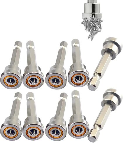 5pcs Set Premium Magnetic Drywall Screw Setter - PH2 Bits for Plasterboard - Hex Shank Positioning Bit - Easy Drywall Installation - Drill Accessory (5pcs 2'') in Saudi Arabia