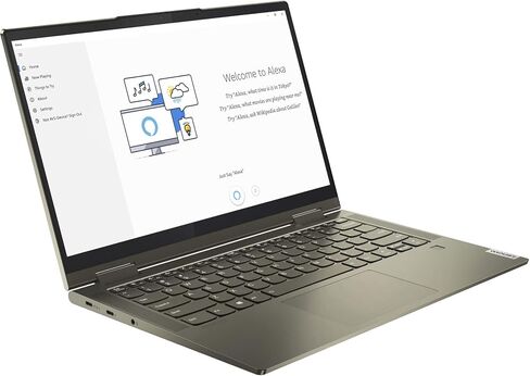 Lenovo Yoga 7 14ITL5 82BH00DQUS 14 كمبيوتر محمول قابل للتحويل بشاشة تعمل باللمس - Full HD - 1920 x 1080 - Intel Core i5 الجيل الحادي عشر i5-1135G7 رباعي النواة [4 النواة] 2.40 جيجاهرتز - منصة Intel Evo - إجمالي ذاكرة الوصول العشوائي 12 جيجابايت - 12 in Kuwait
