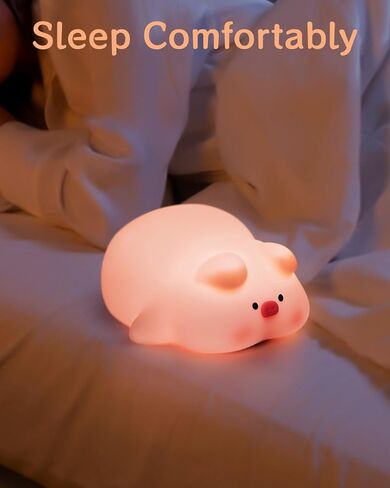 ضوء ليلي للأطفال، ضوء ليلي ناعم للأطفال مع 3 مستويات خافتة للضوء، مؤقت 30 دقيقة، ضوء ليلي قابل لإعادة الشحن للأطفال in Kuwait