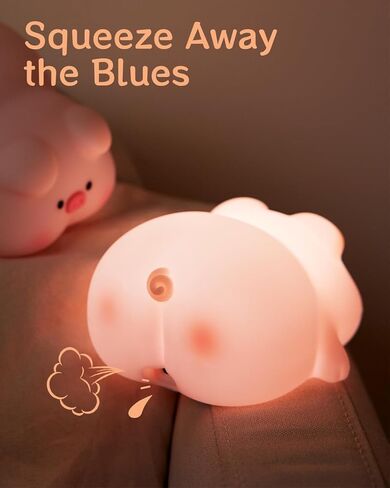 ضوء ليلي للأطفال، ضوء ليلي ناعم للأطفال مع 3 مستويات خافتة للضوء، مؤقت 30 دقيقة، ضوء ليلي قابل لإعادة الشحن للأطفال in Kuwait