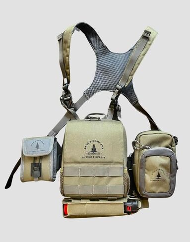 Grizzly Defender Bear Spray Holster, Tactical Bear Spray Sheath with Pouch, Mace Green in Saudi Arabia
