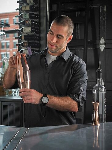 Barfly Cocktail Tin, Small 18 oz (532 ml), Antique Copper in Kuwait