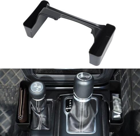 علبة التروس لسيارة جيب رانجلر JL JLU & Gladiator JT Shift صندوق تخزين منظم وحدة التحكم الجانبية صينية الملحقات الداخلية 2018-2024 نسخة جديدة العلم الأمريكي in Kuwait