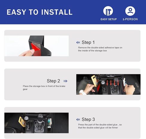 علبة التروس لسيارة جيب رانجلر JL JLU & Gladiator JT Shift صندوق تخزين منظم وحدة التحكم الجانبية صينية الملحقات الداخلية 2018-2024 نسخة جديدة العلم الأمريكي in Kuwait