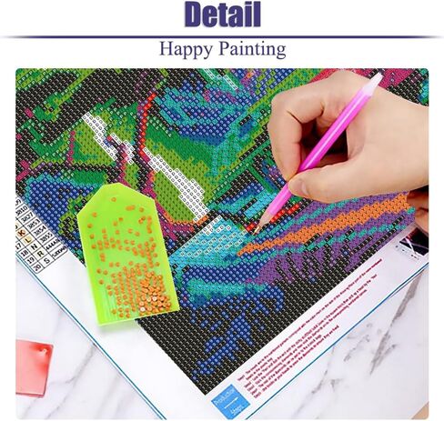 Fuinkqe Diamond Art Kits for Adults,Race Car DIY 5D Round Full Drill Gem Diamond Painting Kits for Crafts Gift Night Lightning Mushroom Cloud,Suitable for Home Wall Decor 12 x 16 Inch in Saudi Arabia