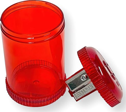 صندوق Kum 431KM مكون من 12 مبراة أقلام رصاص ذات شفرات فولاذية بفتحة واحدة، ألوان متنوعة؛ حاوية من البوليسترين مع مسمار علوي؛ مبراة داخلية مصنوعة من سبائك المغنيسيوم المطحونة؛ شفرات من الفولاذ عالي الكربون in Kuwait