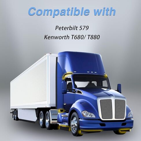 Upper Left & Right Hood Bumper Support Hood Latch Bumper Support Compatible with Peterbilt 579/ Kenworth T680 T880 Replace#: L85-6082 M75682 in Saudi Arabia