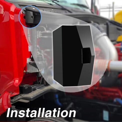 Upper Left & Right Hood Bumper Support Hood Latch Bumper Support Compatible with Peterbilt 579/ Kenworth T680 T880 Replace#: L85-6082 M75682 in Saudi Arabia