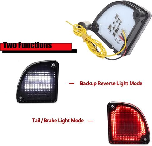 Smoked Lens Rear Tail Backup Lights & Tail Brake Lights For Chevy & GMC Trucks (Fleetside/Wideside) 1967-1972 in Saudi Arabia