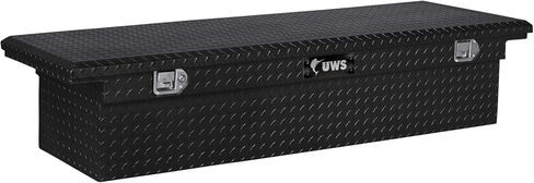 UWS EC10232 60-Inch Gloss Black Heavy-Wall Aluminum Truck Tool Box with Low Profile, RigidCore Lid in Saudi Arabia