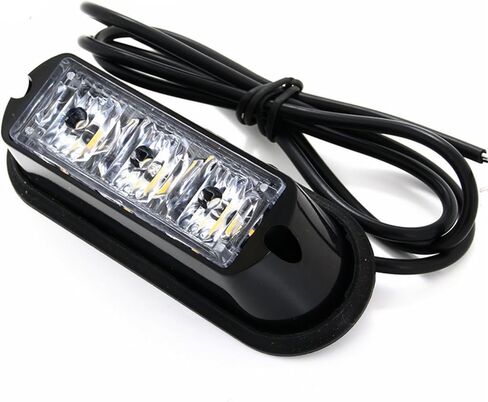3-LED Bulb Warning Strobe Lights for Trucks Cars Motorcycle Daytime Running Lights Emergency Grill Lights (Green) in Saudi Arabia