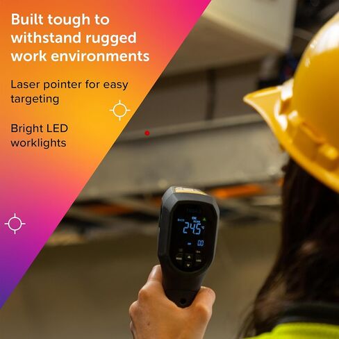 FLIR TG56-2 ميزان حرارة موضعي بالأشعة تحت الحمراء مع قراءات رقمية: لقياسات درجة الحرارة غير المتصلة حتى 2,372 درجة فهرنهايت in Saudi Arabia