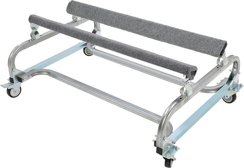 HECASA Personal Watercraft Jet Ski Dolly Stand Boat Storage Trailer Vehicle Cart for Sea-Doo Yamaha Kawasaki Adjustable Carpeted Bunks W/Four Casters & Two Brakes 1000lbs Capacity in Saudi Arabia