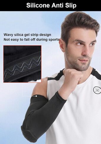 2 Pack Basketball Arm Sleeves Football Arm Sleeves Volleyball Arm Sleeves, Honeycomb Anti Collision Padded Arm Sleeve in Saudi Arabia