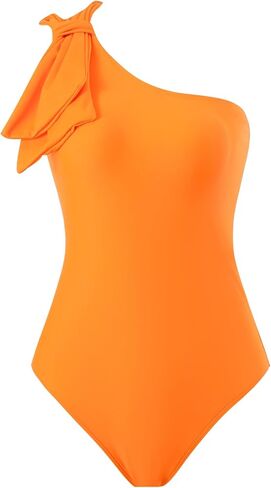 IMEKIS Women 2 Piece Swimsuit Monokini with Cover Ups Ruffles Tropical Bikini Set Summer Holiday Bathing Suits in Saudi Arabia