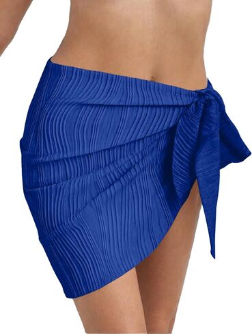 Sarong Coverups for Women Open Front Tie Beach Cover Up Sheer Bikini Wrap Swimwear in Saudi Arabia