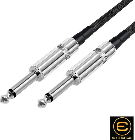 Audioblast - 3 وحدات - 1.5 قدم - HQ-1 - جديلة (أسود) مرنة - محمية مزدوجة (100%) - كابل تصحيح دواسة تأثيرات آلة الجيتار مع مقابس TS مستقيمة ¼ بوصة (6.35 مم) وأحذية مزدوجة متداخلة in Kuwait