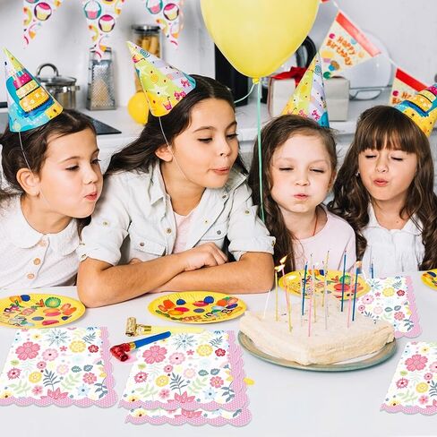 40 قطعة من المناديل الورقية الزهرية، مناديل ورقية للضيوف، زهور الربيع، زهرة الربيع، مناشف يد للاستعمال مرة واحدة للحمام وحفلات الزفاف وحفلات عيد ميلاد الطفل وكوكتيل العشاء in Kuwait