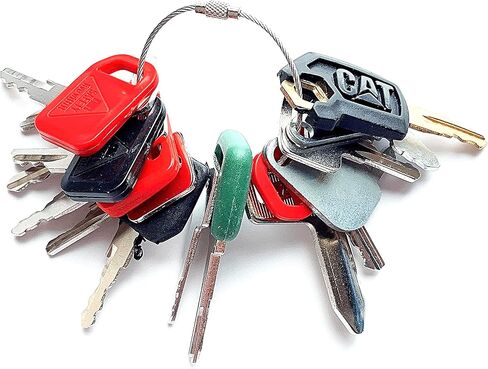 15 قطعة من مفاتيح المعدات الثقيلة، مجموعة مفاتيح البناء الرئيسية المتوافقة مع حافظة فولفو، تاكيوتشي، تويوتا، كاتربيلر، جيني، جي سي بي، بوبكات، هيتاشي، JD، JLG والمزيد in Kuwait